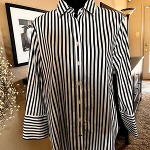 Chico’s Striped Blouse